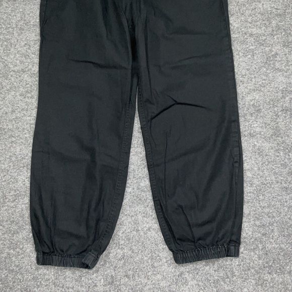 J.CREW Pants Womens Size 4S Black Joggers Pull On Pockets Capri twill - Picture 10 of 12